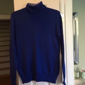 Calvin Klein Blue Wool, Cashmere Sweater size Med.